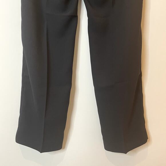 J.Crew Factory Crepe Straight Leg Cropped Pant Office RTO Date CG401 Black T4 - Picture 11 of 14